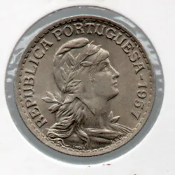 Portugal 1$00 1957