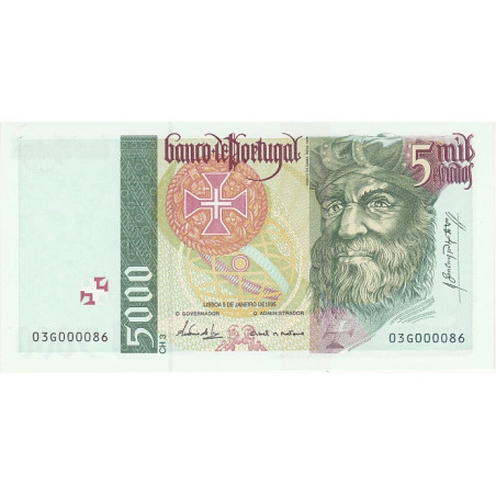 Portugal 5000$00 1995 03G Vasco da Gama