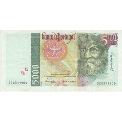 Portugal 5000$00 1995 52G Vasco da Gama