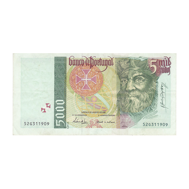 Portugal 5000$00 1995 52G Vasco da Gama