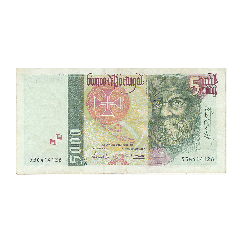 Portugal 5000$00 1995 53G Vasco da Gama