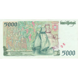 Portugal 5000$00 1996 10H Vasco da Gama