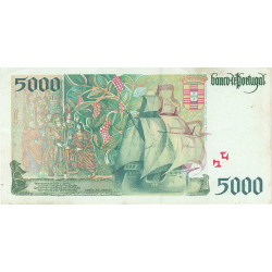 Portugal 5000$00 1966 85G Vasco da Gama