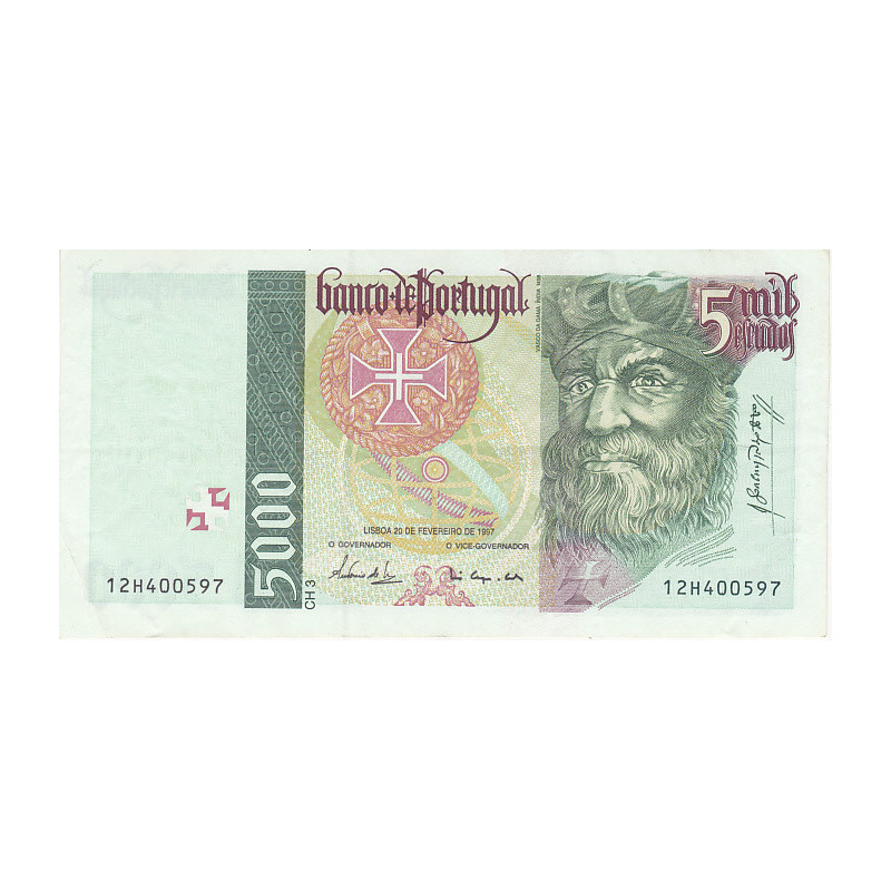 Portugal 5000$00 1997 Vasco da Gama 12H