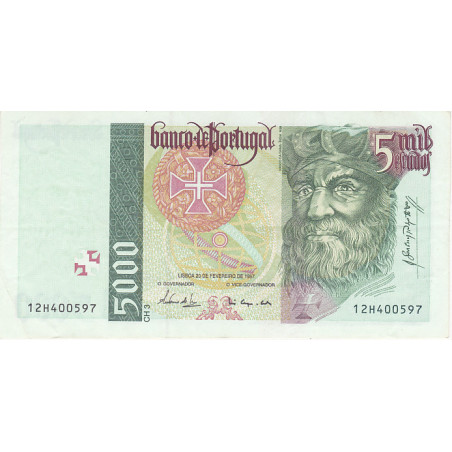 Portugal 5000$00 1997 Vasco da Gama 12H